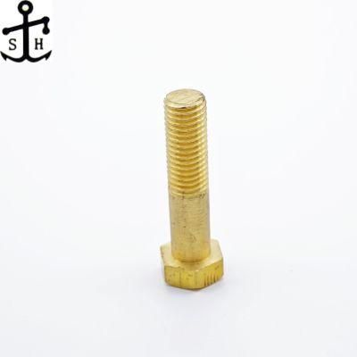 Factory as 1111.1 ISO Brass M12 M14 Metric Hexagon Head Bolts
