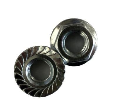 Galvanized Hex Flange Nuts DIN6923 with Serrated