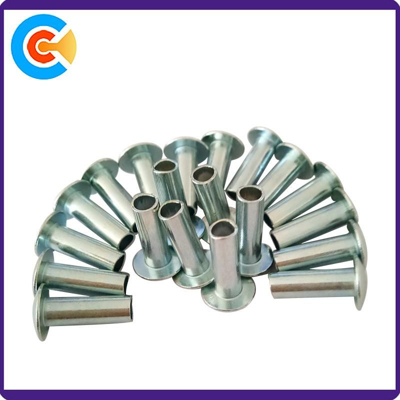 Factory Customized Made Zinc Plated Steel Round Head Rivet