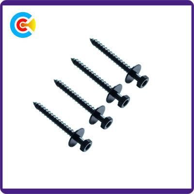 DIN/ANSI/BS/JIS Carbon-Steel/Stainless-Steel Inside and Outside The Hexagonal Pad Combinationself-Tapping Screw