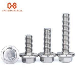 DIN6921 Stainless Steel M3-M56 Hex Head Flanged Bolt and Nut