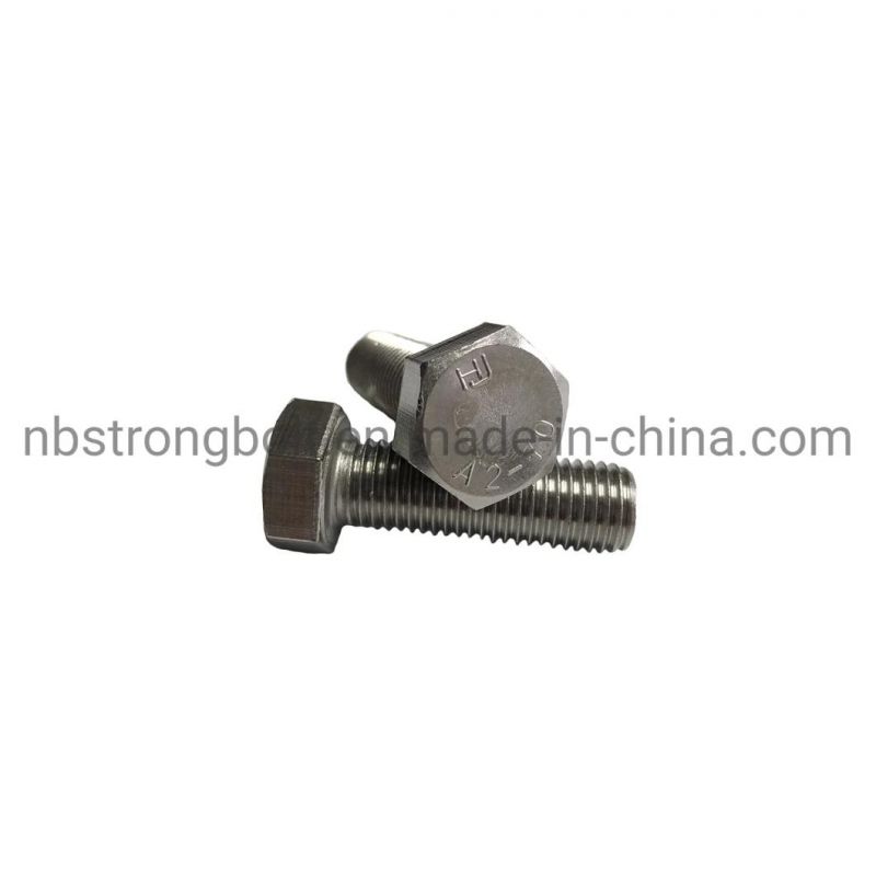 DIN933 Hex Bolt with SS304