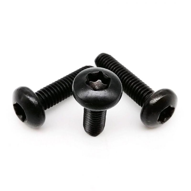 Carbon Steel Black Bolts GB2672 Socket Pan Head Torx Drive Screw