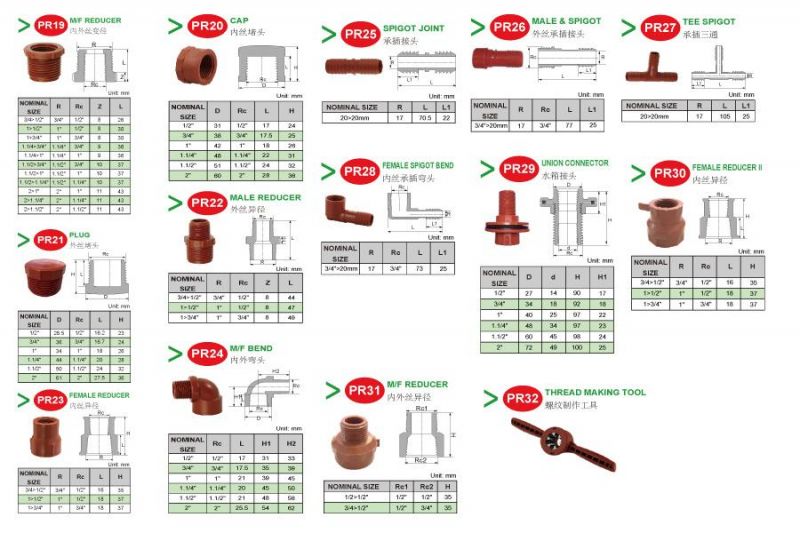 Tank Nut High Quality PP Compression Pipe Fitting Plastic for Water Plumbing