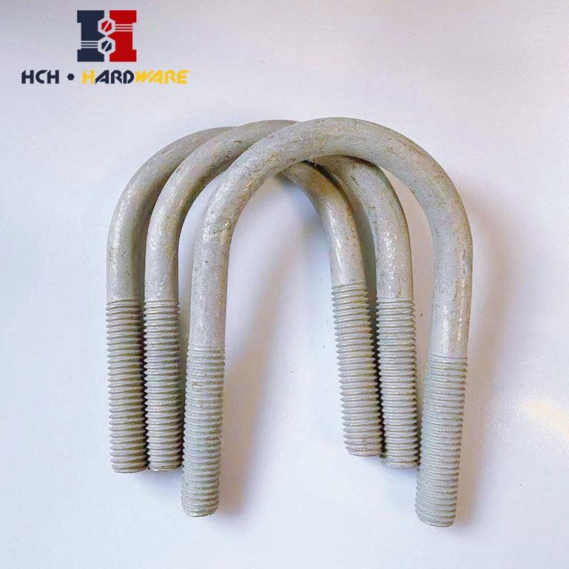 ASTM A307 Grade a HDG Round Bent U Bolt