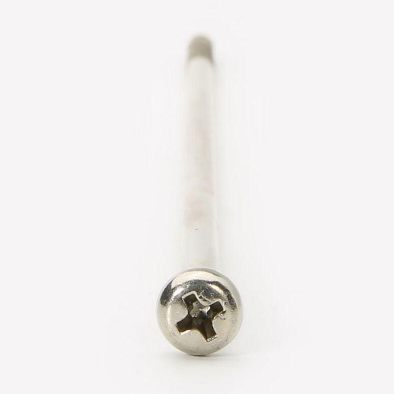 Nickel Plated Steel Extra Long Pan Head Phillips Machine Screws Bolts