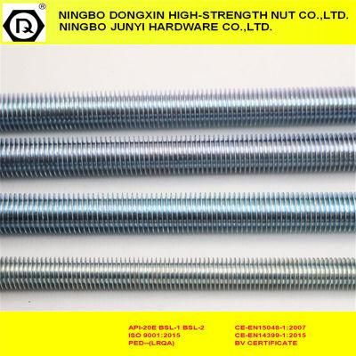 Carben Steel Zinc Plated ASTM A193 B7 Full Threaded Bars
