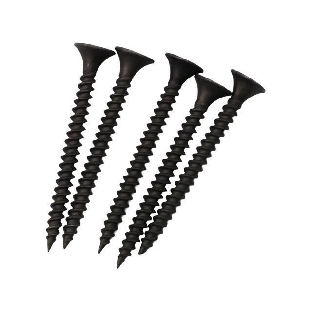 China Manufacturer Supply Steel Phosphate Black Drywall Screw