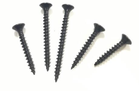 Fine Thread Bugle Head Drywall Screws with Black Phosphate Coated Size 3.5X64mm Drywall Screws