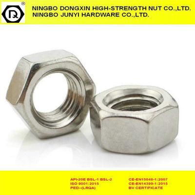 Carbon Steel Zinc Plated Fasteners Hex Nuts with DIN934