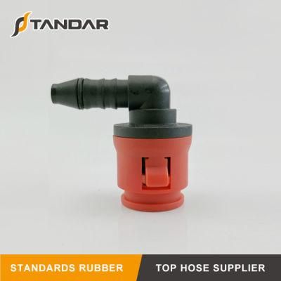 SAE J2044 Right Angle Fuel Fluid Hose Plastic Fitting