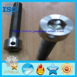 Customized Special Hex Head Socket Bolt with Hole (as drawing) , High Strength Countersunk Bolt, Hex Countersunk Bolts