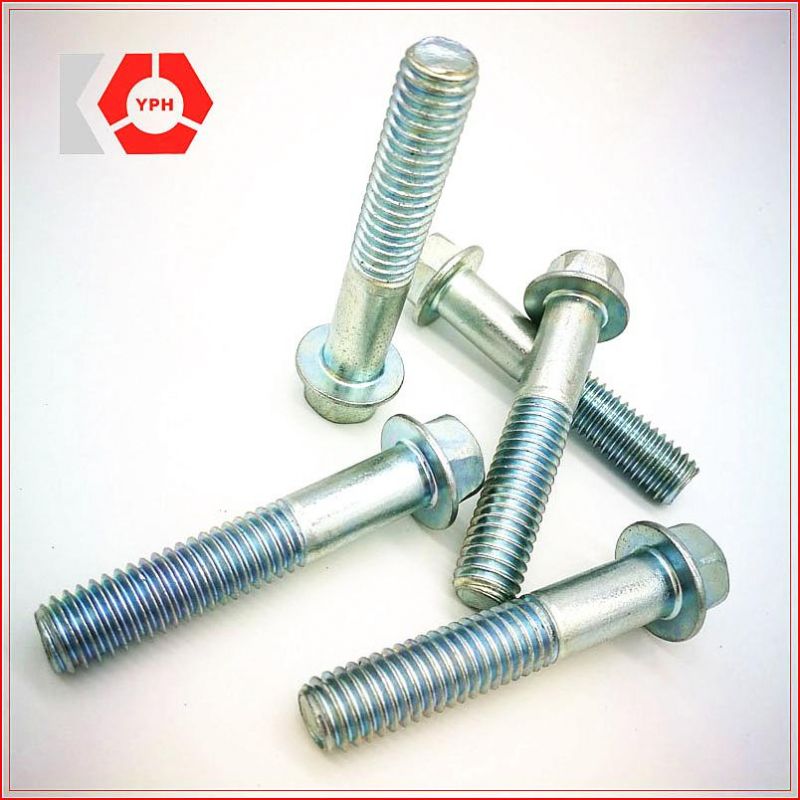 Black /Yellow/Zinc Hexagon Head DIN 6921 Flange Bolt