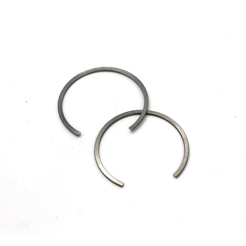 Customized Manufacturer External Spiral Flat Wire Snap Ring Stainless Steel Snap Retaining Ring