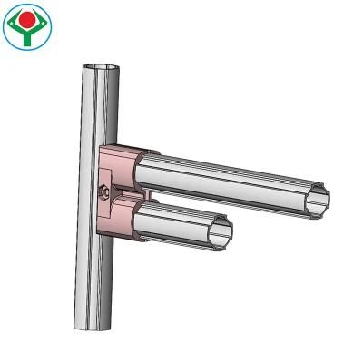 Aluminum Pipe Fittings Lean Tube Joint Lean Pipe Connector for Lean Production Building Kit System Low Cost Intelligent Automation