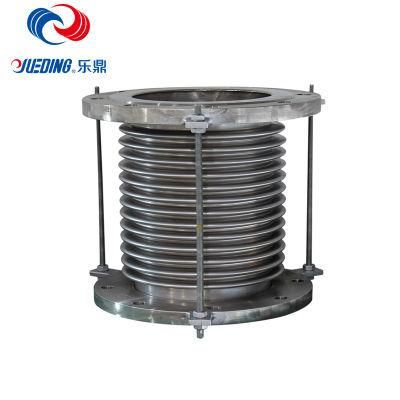 Stainless Steel Bellow Axial Corrugated Compensator with Flange and Rod