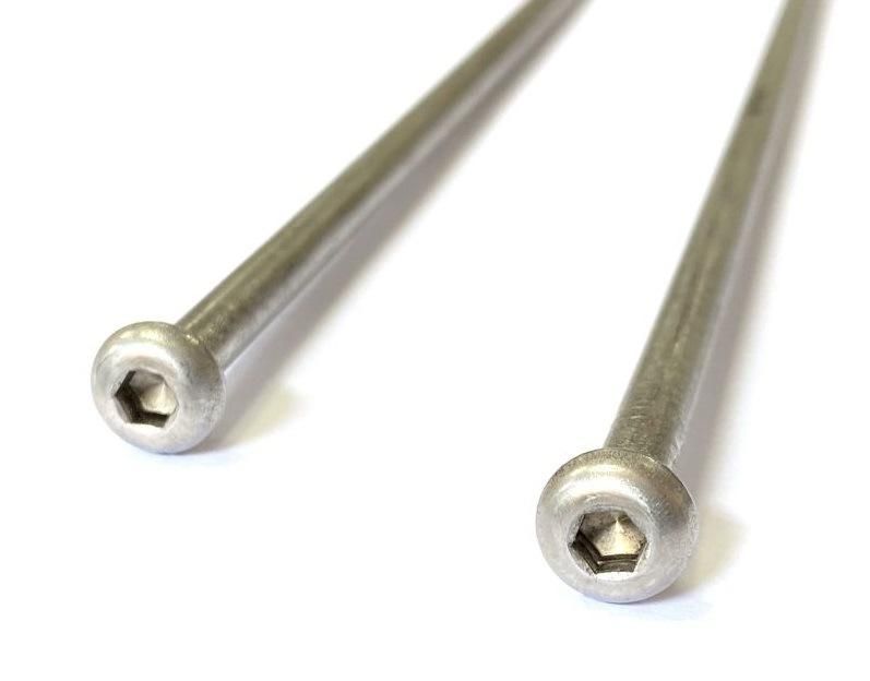 Stainless Steel Pan Round Head Hexagon Socket Allen Extra Long Machine Screws