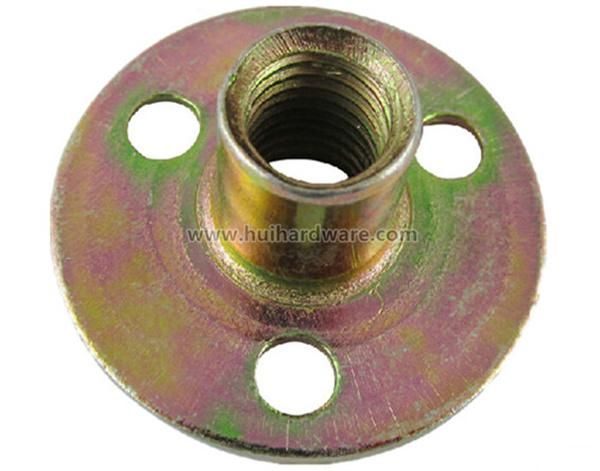 Steel Zinc Plated T Nuts with Holes