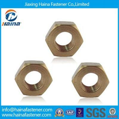 DIN439 ISO4035 Brass Hex Thin Nut M6-36