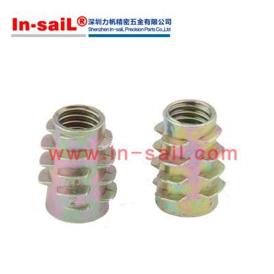 Threaded Inserts for Wood, with Slotted and with Full Internal Thread