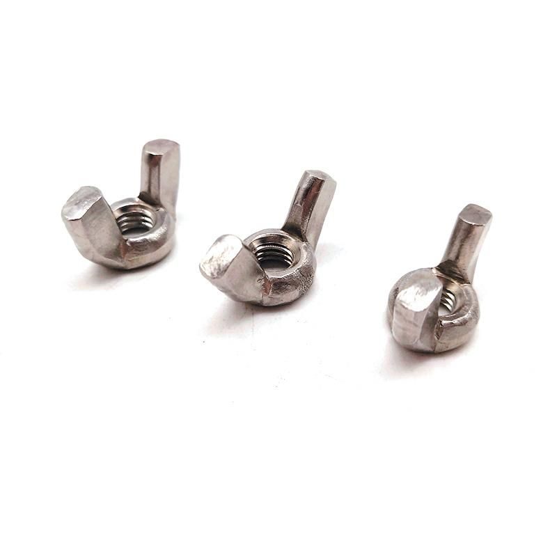 Stock DIN315 DIN314 Stainless Steel Butterfly Wing Nut M6-M64