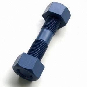 ASTM A193 B7 B16 Stud Bolt and Nut A194 Grade 2h Nuts Blue 2h Heavy Hex Nuts