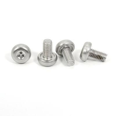 Anti-Theft Screw Stainless Steel Pentagon Head Cap Security Screw / Pin Button Head Screws