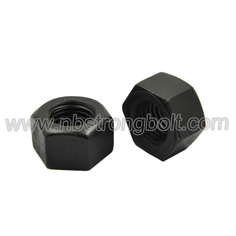 ASTM A194 Gr. 2h Heavy Hex Nut Black