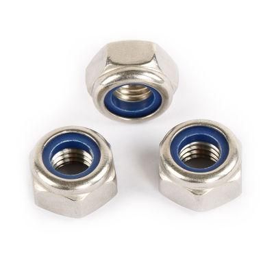 Stainless Steel SS304 SS316 Nut Lock DIN985 Nylon Insert Lock Nuthot Sale Products Lock Nut