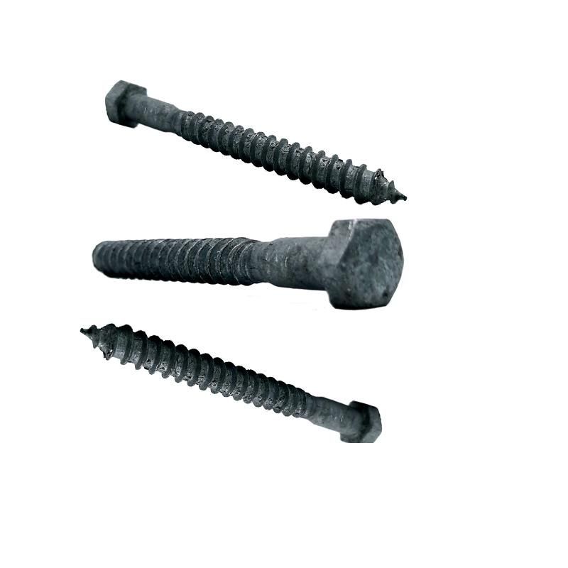 Carbon Steel Wood Threaded Screw/Stainless Steel Wood Lag Screw