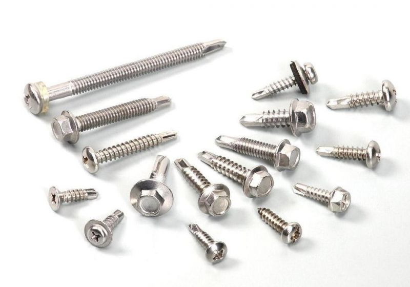 Metal Steel Roofing Screw Washers Hex Head Self Drilling Tapping Screw for Sandwich Panels