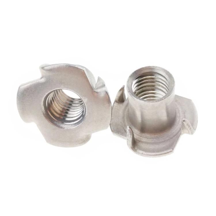 DIN1624 Stainless Steel A2 Four Claw Nuts/Tee Nuts