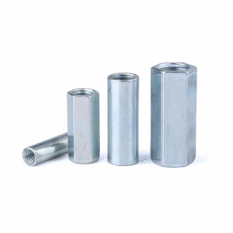 Nut Coupling Factory Wholesale Latest DIN6334 Long Nut Hexagon Nut Galvanized Hexagonal Coupling Nut