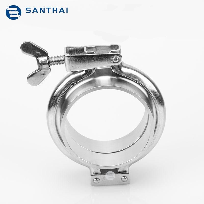 Sanitary Stainless Steel Silicon Gasket Tri Clamp Complete Ferrule Set