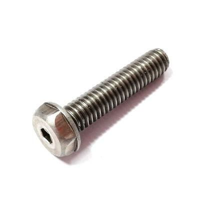 Stainless Steel Hex Head Hexagonal Socket Machine Screw with Collar