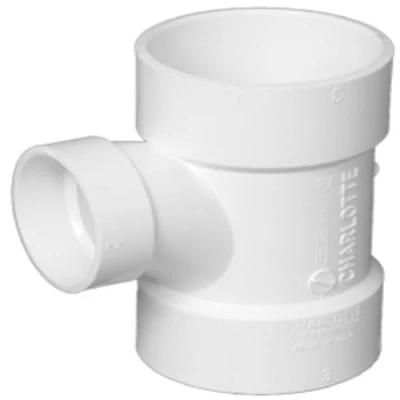 Sch40 White PVC Tee Used in Bathroom Drainage