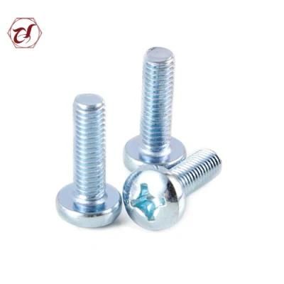 Carbon Steel DIN7985 Phillips Pan Head Screws Machine Screw