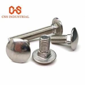 Stainless Steel DIN603 High Strength Bolt Square Neck Carriage Bolts with Hex Nut