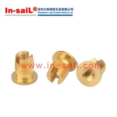Type 1434 1433 Self-Tapping Inserts -Brass