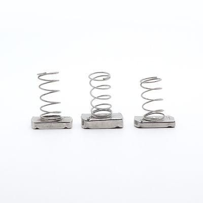 M6 M8 M10 Stainless Steel SS304 SS316 Channel Spring Nut Long Spring Strut Channel Nut