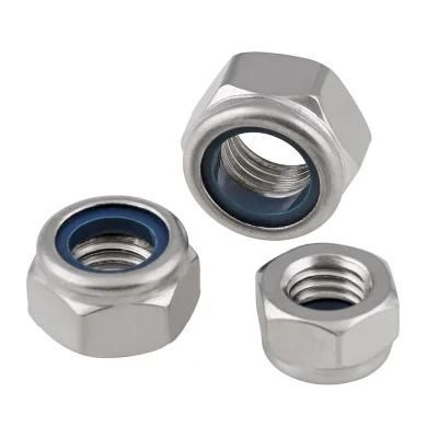 Stainless Steel 304 DIN985 Nylon Lock Nuts A2-70