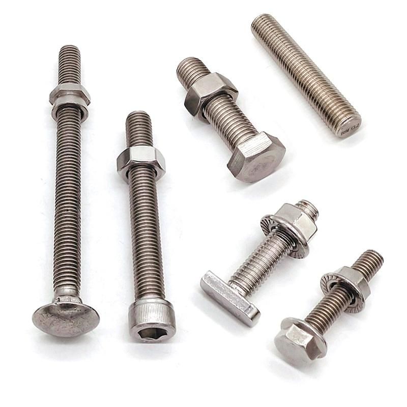 M4-M24 Stud Bolt, Thread Rods with Zinc Plated