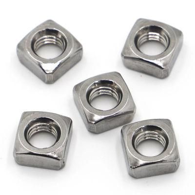Zinc Plated Galvanized Black DIN557 Stainless Steel A2 A4 Square Nut Stainless Steel Wing Nut