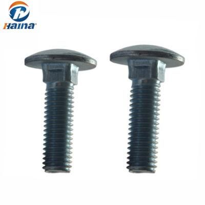 Zinc Plated/Carbon Steel Carriage Bolt for Timber, Ronud Head Square Neck Coach Bolt