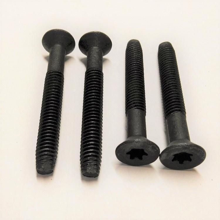 Black Star Flat Head Type F Thread Floorboard Cutting Screws