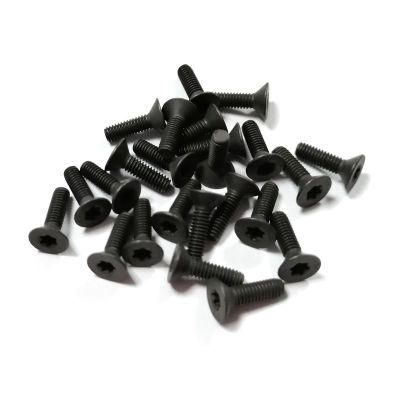 Black Steel Torx Star Countersunk Csk Flat Cap Head Screws