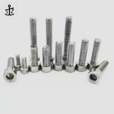 Stainless Steel SUS304 Allen Socket Drive Cap Head Machine Screw, Metric Size M6 M8 Made in China OEM ODM