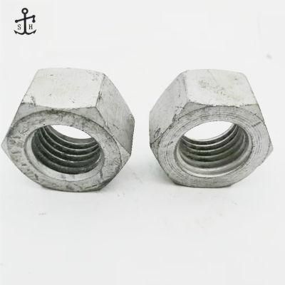 Customized Dacromet Hexagon Nut M20 for The Machine Made in China