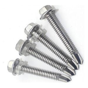 Facetory Resources Supply Stainless Steel 304/316 Hex Flang Head Self Tapping Screw