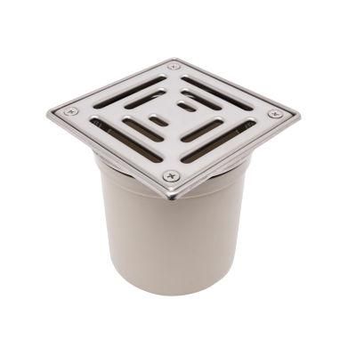 Bathroom Shower Concealed Square Anti-Odor Ideal 304/316 Stainless Steel Floor Drain